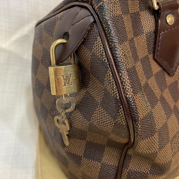Louis Vuitton Speedy 25 Damier Ebene Handbag - Picture 3 of 16